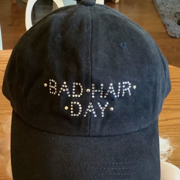 Christine Alexander Accessories - “Bad Hair Day” Ballcap. Black